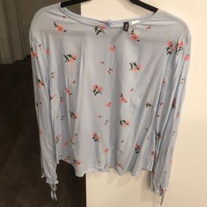 H&M summer floral top